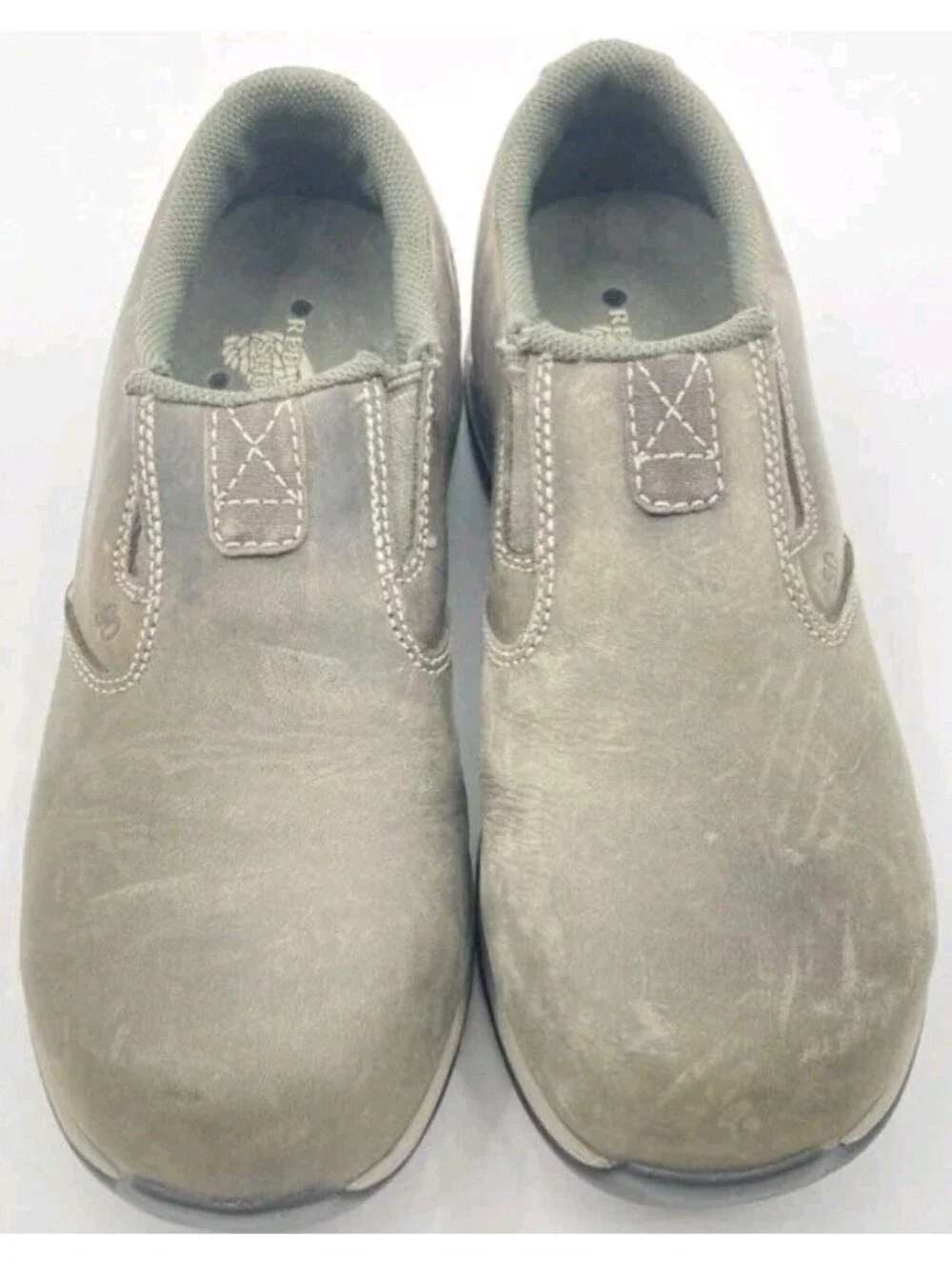 Red Wing Shoes Womens 7.5D 2306 Green Slip-On Saftey Toe Comfort Shoes